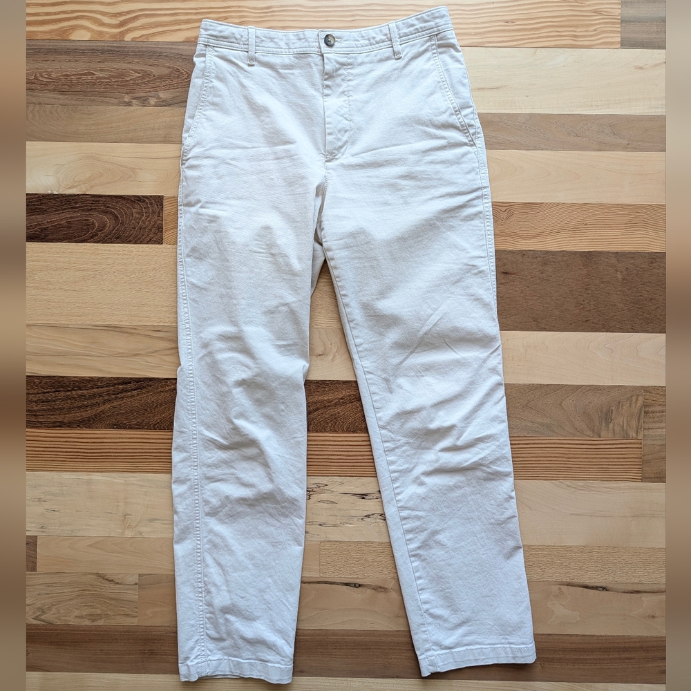 Banana Republic Off-White Chino Pants